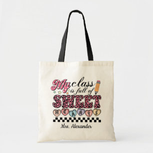 Cute My Class Full Of Sweet Hearts Personized Tote Bag