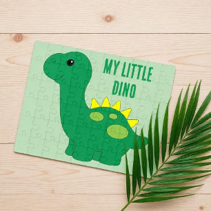 Cute My Little Dino Jigsaw Puzzle
