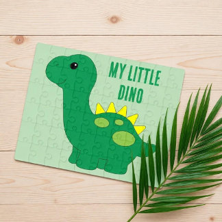 Cute My Little Dino Jigsaw Puzzle