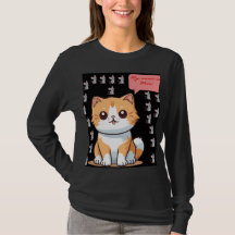 Cute "My Name is Mew" Cartoon Cat Graphic Tee