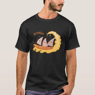 Cute nachos corn chips surfing cartoon T-Shirt