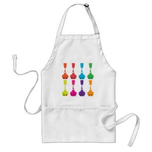 Cute Nail Polish! Adult Apron