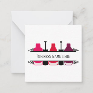 Cute Nail tech any purpose Note Card