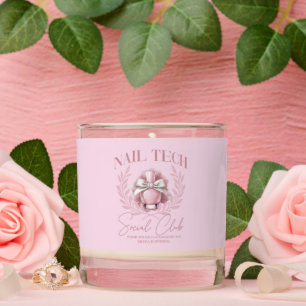 Cute Nail tech Coquette Nail Polish Social Club   Scented Candle