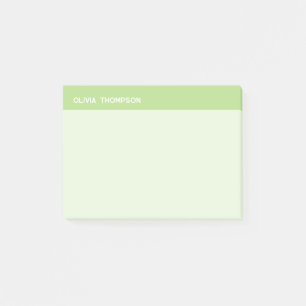 Cute Name Green Sticky Post-it Notes