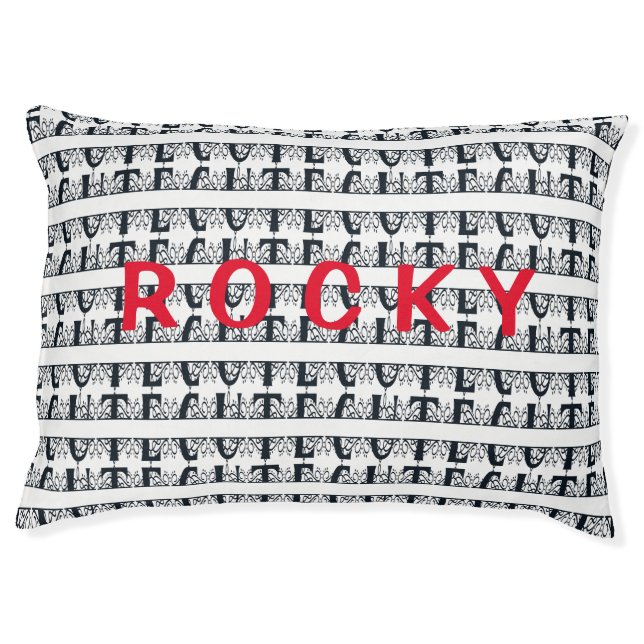 Cute name pet bed (Front)