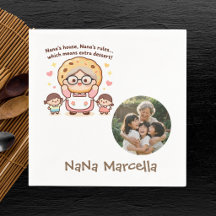 Cute Nana's House Nana's Rules Grandma Photo