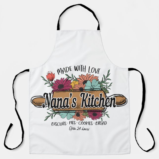Cute Nana's Kitchen Apron (Front)