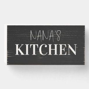 Cute NANA's Kitchen quote Wooden Wall Art Box Sign