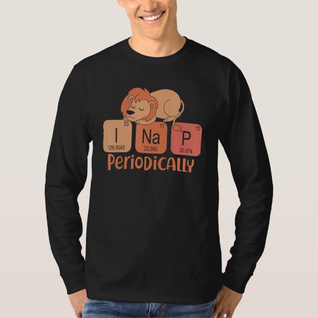 Cute Napping Animal I Nap Periodically Funny Sleep T-Shirt (Front)