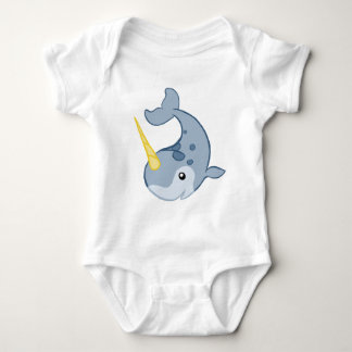 Cute Narwhal Baby Bodysuit