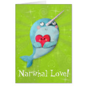 Cute Narwhal with Heart (Front)
