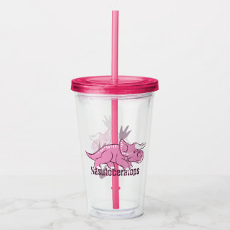 Cute Nasutoceratops Acrylic Tumbler