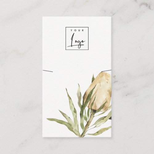 Cute Native Banksia Floral Band Necklace Display Business Card