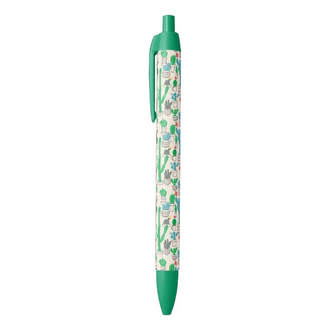 Cute Natural Floral Cacti Pattern Pen (Top (Vertical))