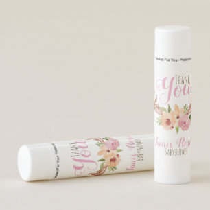 Cute nature woodland lip balm party favor