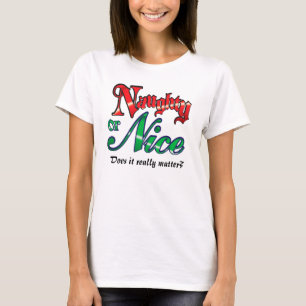 Cute Naughty or Nice Holiday T-Shirt