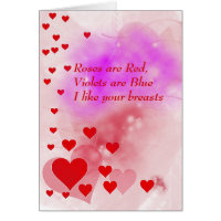 Cute Naughty Valentines Day Card