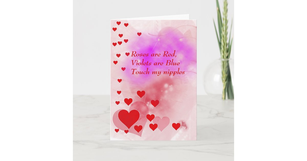 Cute Naughty Valentines Day Card 