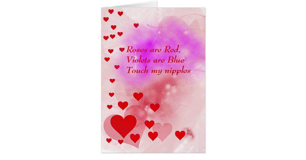 Cute Naughty Valentines Day Card | Zazzle