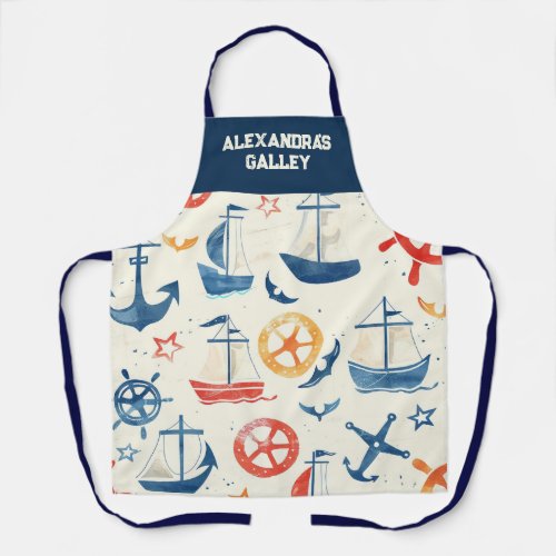 Cute Nautical Apron