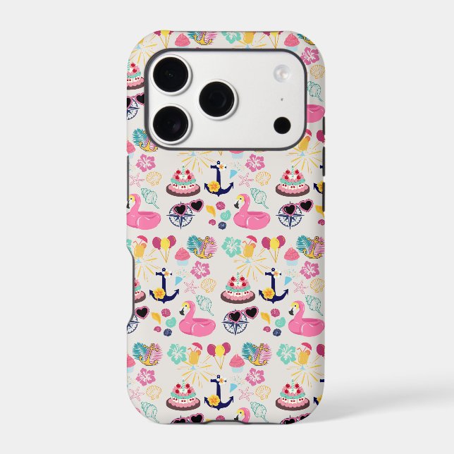 Cute Nautical Birthday Case-Mate iPhone Case (Back)