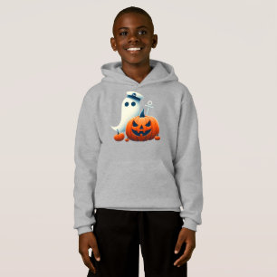 Cute, Nautical/coastal Halloween ghost/pumpkins Hoodie