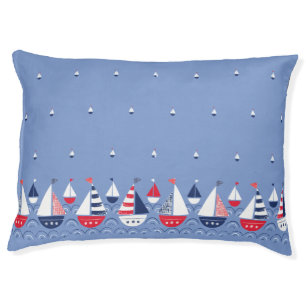 Cute Nautical Marine Pet Bed