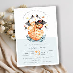 Cute Nautical Pirate Ship Lion Cub Kids Birthday Invitation<br><div class="desc">A Cute Nautical Pirate Ship Lion Cub Collection.- it's an Elegant Simple Minimal watercolor Illustration of Pirate Ship with lion and Cub Sailors, perfect for your Pirate theme baby shower and little ones birthday party. It’s very easy to customize, with your personal details. If you need any other matching product...</div>