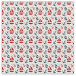 Cute Nautical Sailboat Pattern Fabric