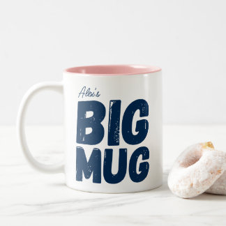 Cute Navy One Huge Mug Custom Name Novelty Jumbo