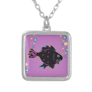Cute Neon Fish Necklace