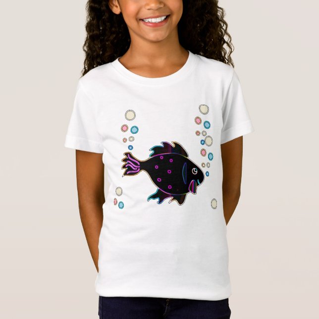 Cute Neon Fish Shirt (Front)