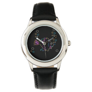 Cute Neon Fish Watch