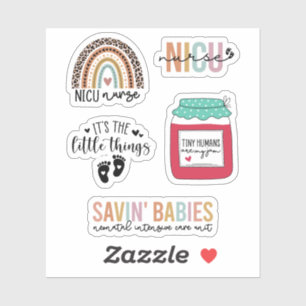 Cute Neonatal Intensive Care Unit NICU Nurse Pack Sticker