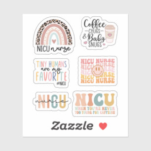 Cute Neonatal Intensive Care Unit NICU Nurse Pack Sticker