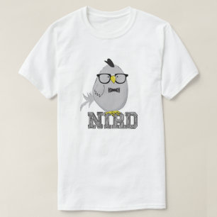 Cute Nerd Bird T-Shirt