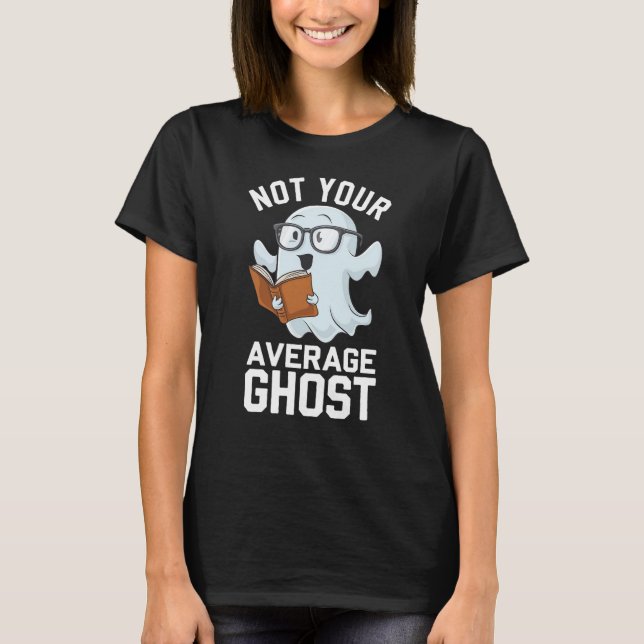 Cute Nerd Ghost T-Shirt (Front)