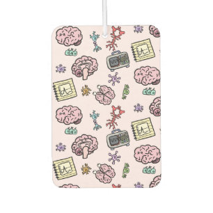 Cute Neuroscience Pattern Air Freshener