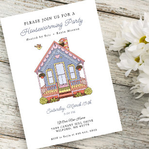 Cute New Home Housewarming Party Invitation