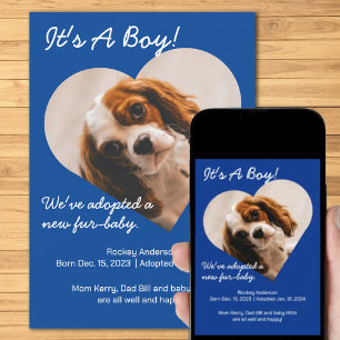 Cute New Puppy Announcement