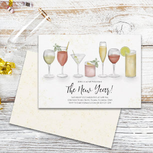 Cute New Year's Even party Invitation