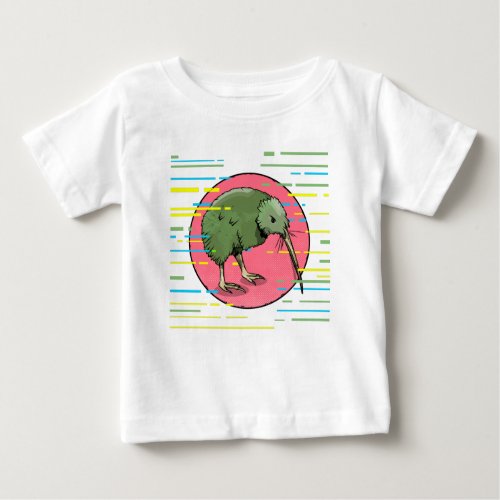 Cute New Zealand Kiwi Baby T_Shirt