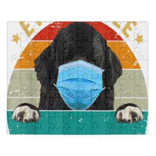 Cute Newfoundland Dog Gift Jigsaw Puzzle