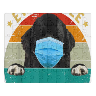 Cute Newfoundland Dog Gift Jigsaw Puzzle