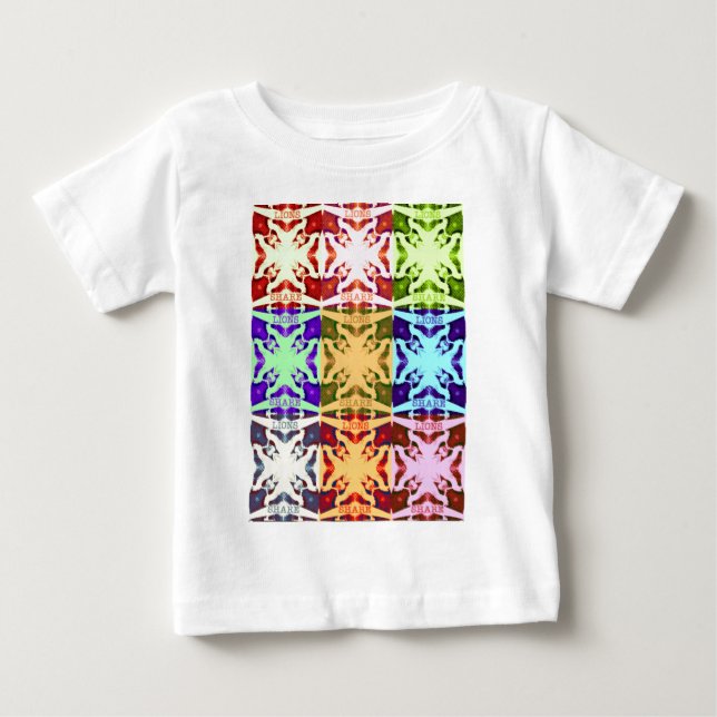 Cute Nice and lovely African Pop art Design Pint Baby T-Shirt (Front)