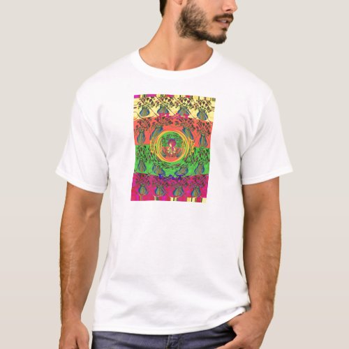 Cute nice and lovely floral color designs  T_Shirt