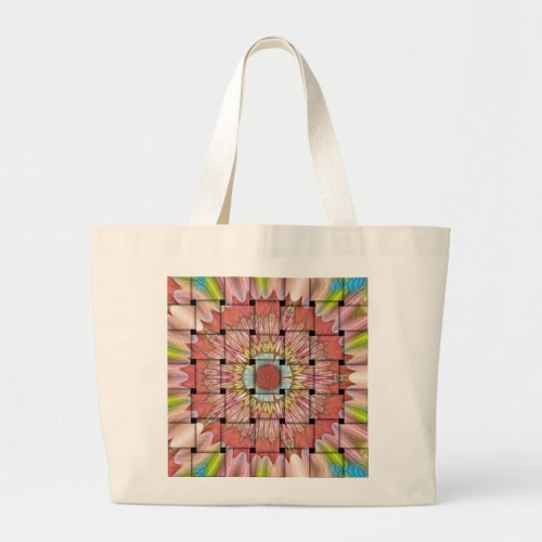 Cute Nice and Lovely Woven Design Large Tote Bag