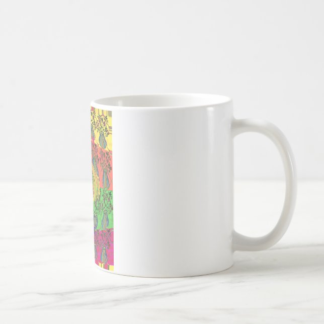 Cute Nice & Lovely Floral Motif Art Print Design Coffee Mug (Right)