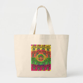 Cute Nice & Lovely Floral Motif Art Print Design Large Tote Bag